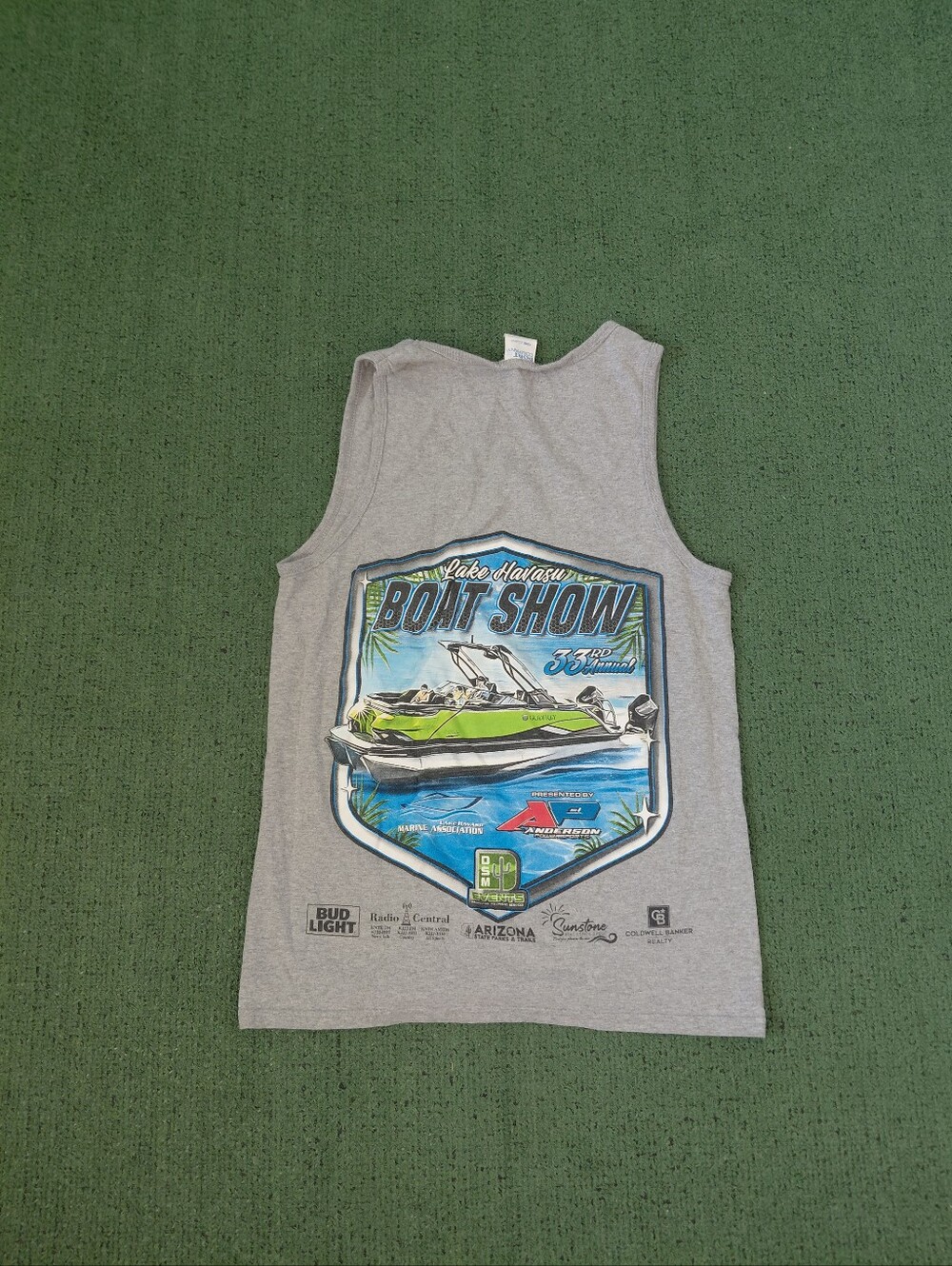 Lake Havasu 2024 Boat Show Outdoors Arizona Gray Tank Top Sz Small